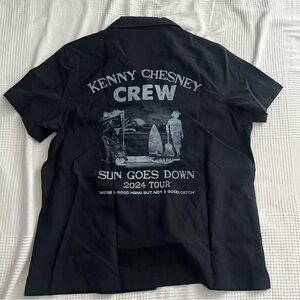 Kenny Chesney Crew Black Women's Casual Button Down Shirt